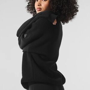 ALO Yoga Black thick knit set